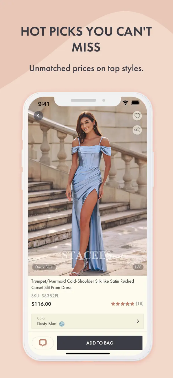 STACEES:Prom & Wedding Dresses screenshot 1
