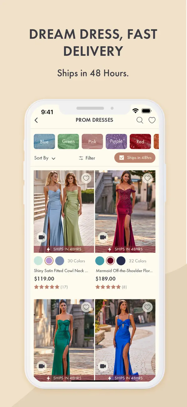 STACEES:Prom & Wedding Dresses screenshot 2