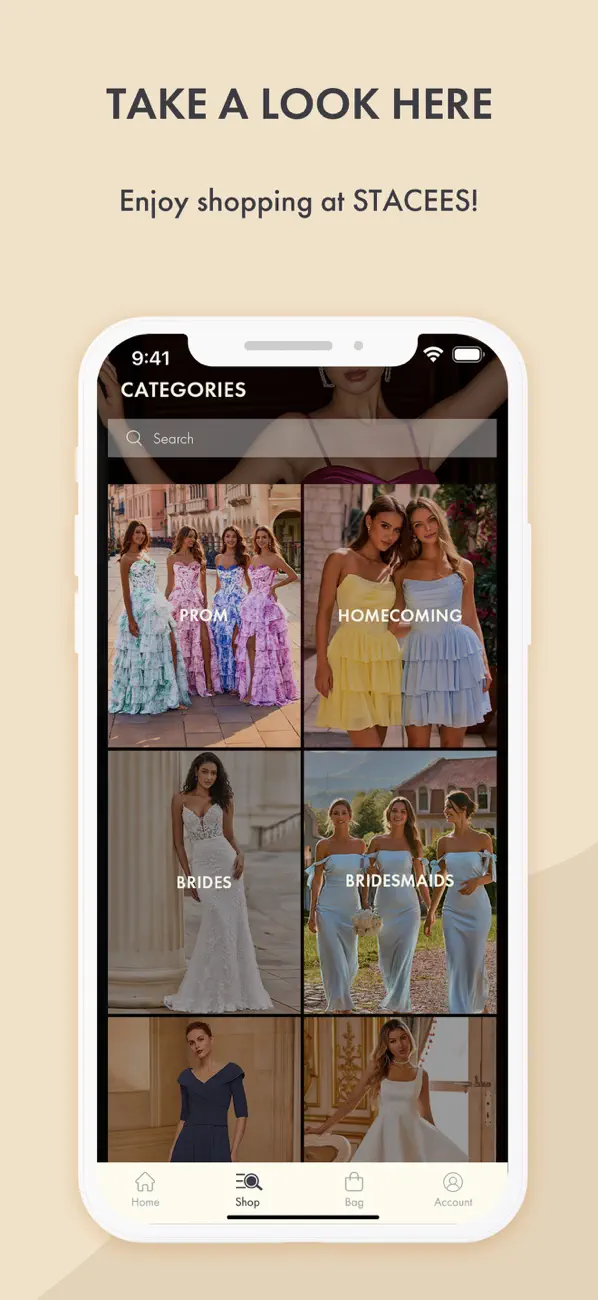 STACEES:Prom & Wedding Dresses screenshot 3