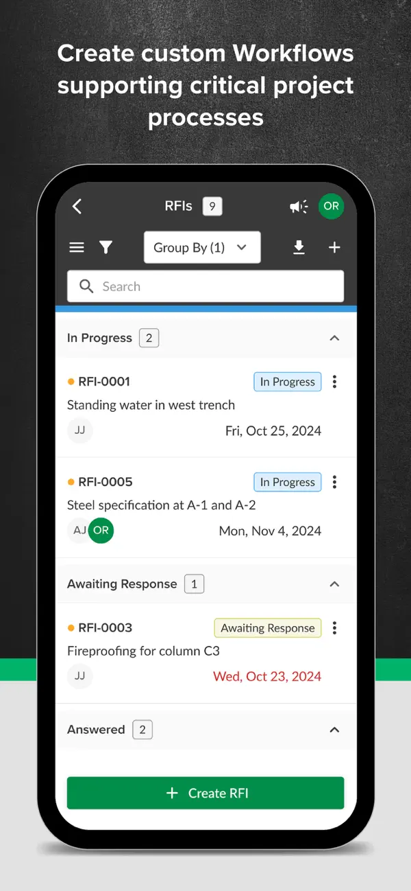 STACK Construction Management screenshot 1