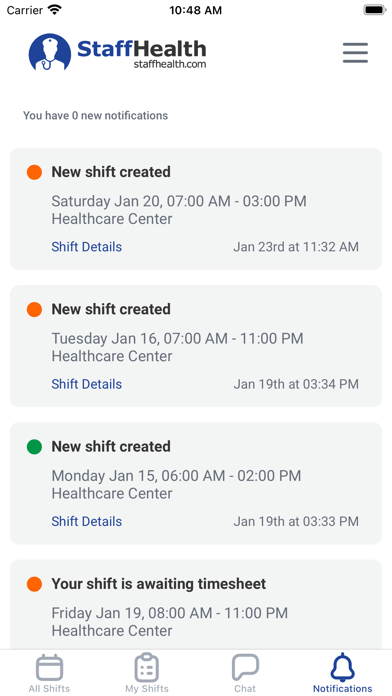StaffHealth screenshot 1