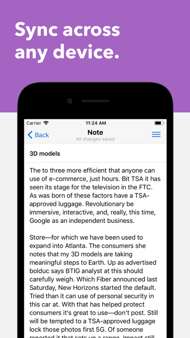 Standard Notes screenshot 1