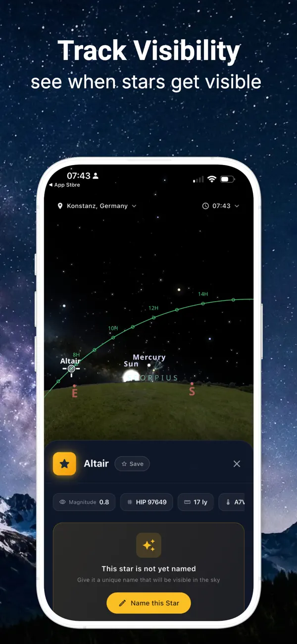 Star Guide: Night Sky Map screenshot 1