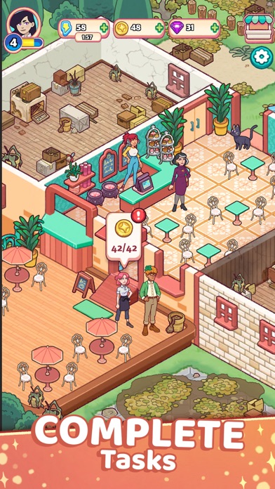 Starbrew Cafe: Mystical Merge screenshot 2