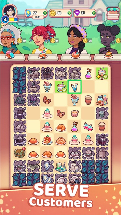 Starbrew Cafe: Mystical Merge screenshot 3