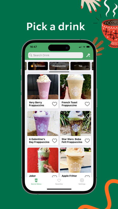 Starbucks Secret Menu Drinks + screenshot 3