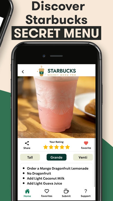 Starbucks Secret Menu Plus screenshot 1