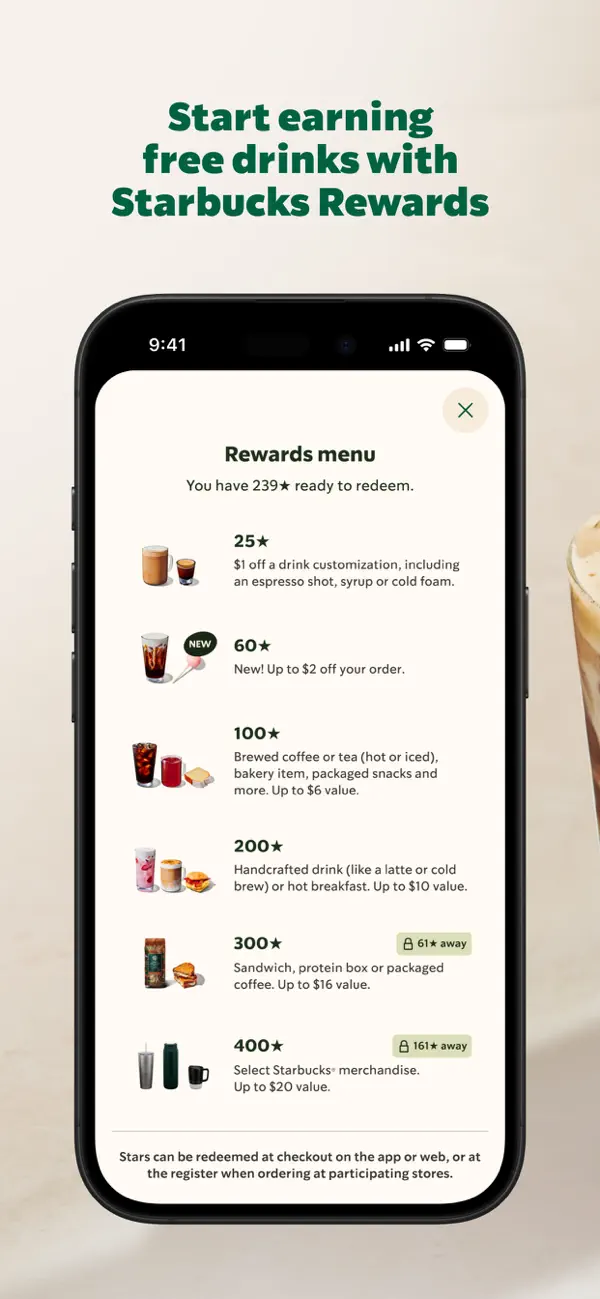 Starbucks screenshot 4