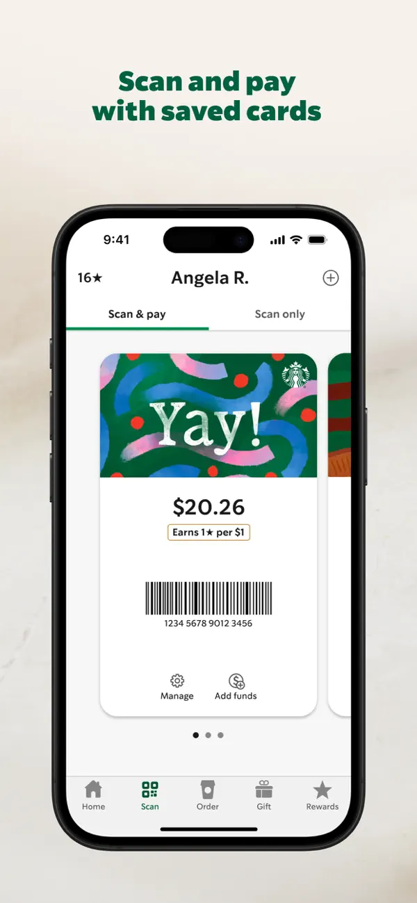 Starbucks screenshot 2