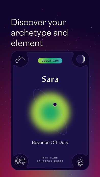 Stardust Period Tracker screenshot 1
