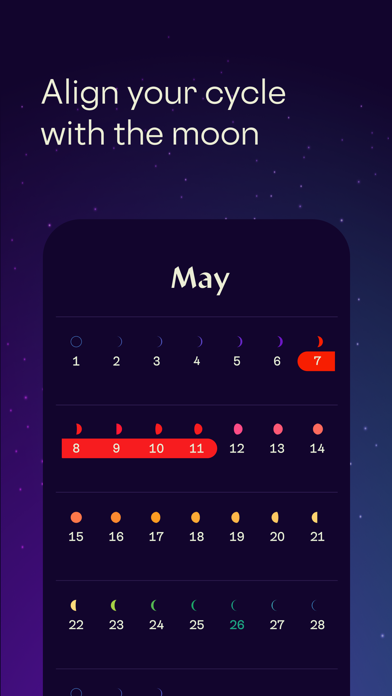 Stardust Period Tracker screenshot 5