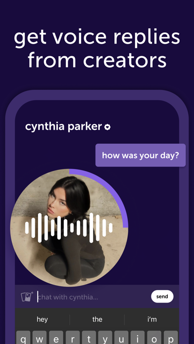 starmatch: chat with creators screenshot 2