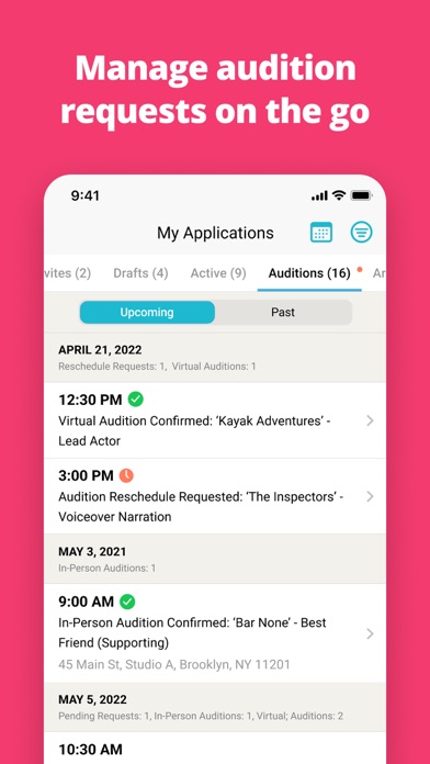 StarNow Audition Finder screenshot 1