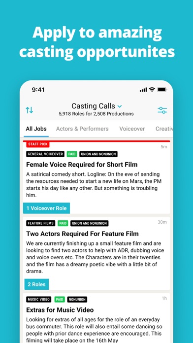 StarNow Audition Finder screenshot 4
