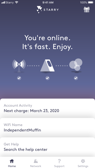 Starry Internet screenshot 4