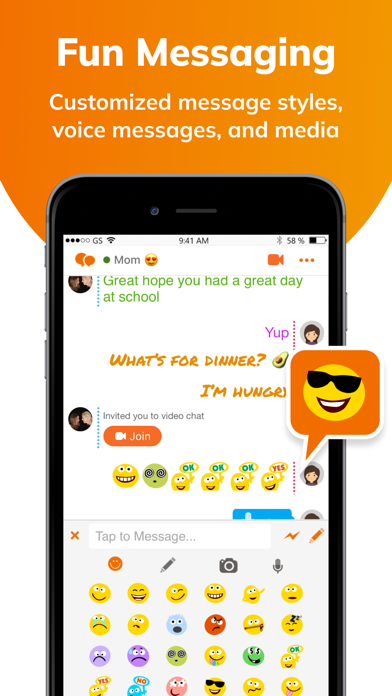 Stars Messenger Kids Safe Chat screenshot 1
