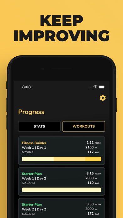 Start Rowing: Workouts Coach screenshot 1