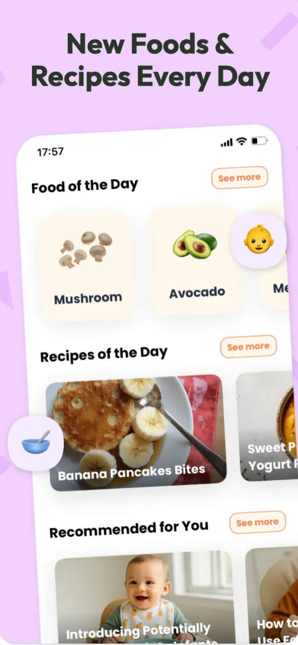 Starting solids baby food screenshot 6