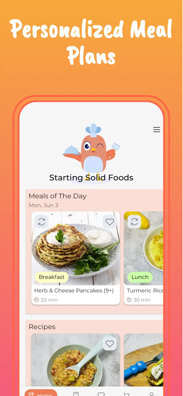 Starting Solids & Baby Food screenshot 1