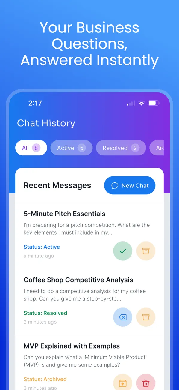 Startup AI: Business Mentor screenshot 2