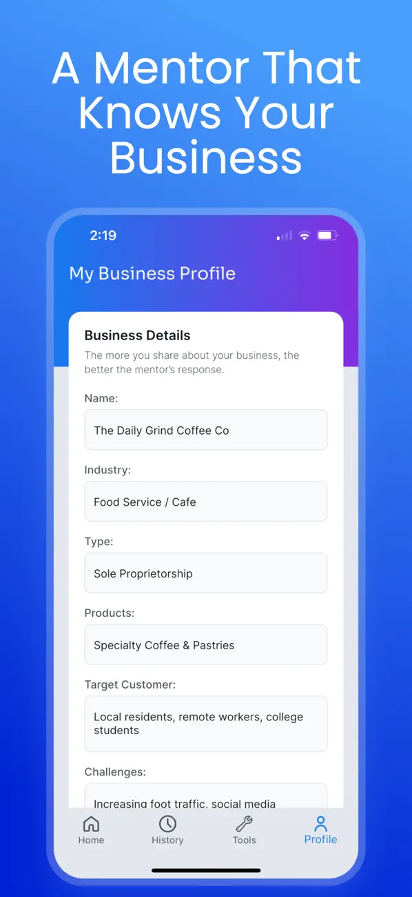 Startup AI: Business Mentor screenshot 3