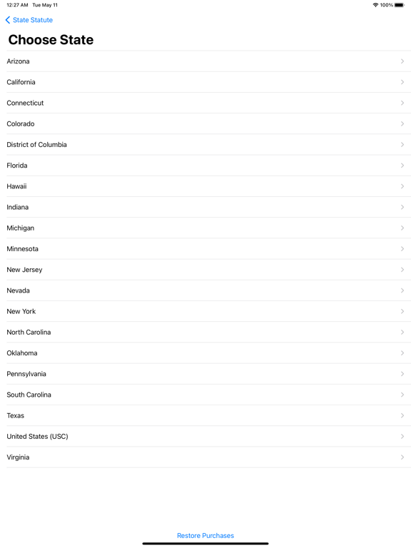 State Statute & Federal Law screenshot 10