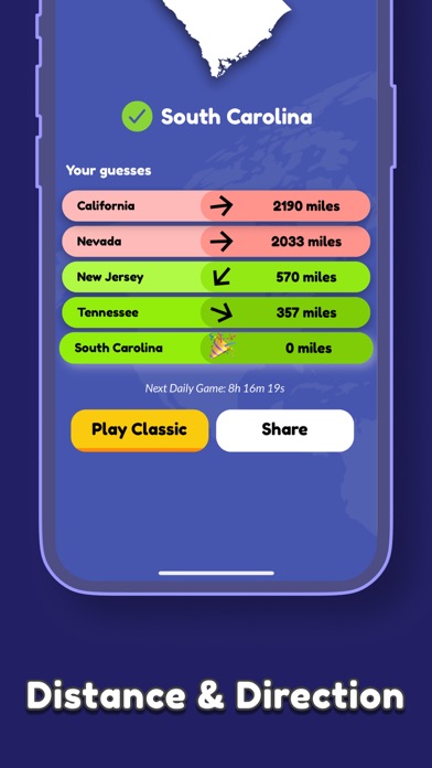 Statele: Daily State Quiz Game screenshot 5