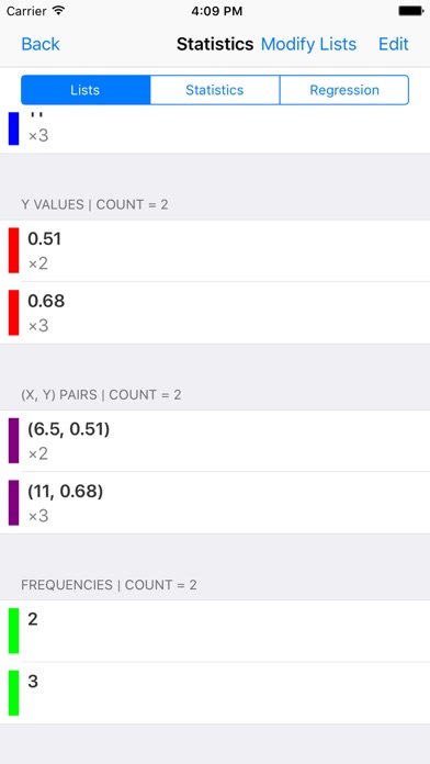 Statistics Calculator-- screenshot 2