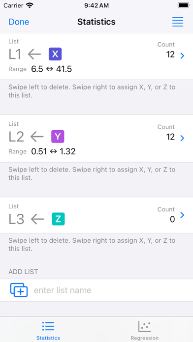 Statistics Calculator++ screenshot 9