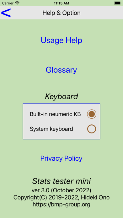 Stats tester mini screenshot 7
