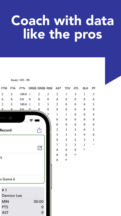 Stats Tracker for Basketball screenshot 3