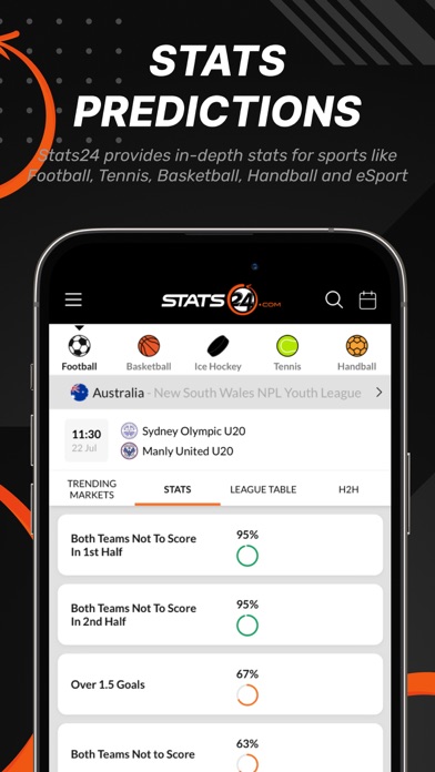 Stats24: Stats and predictions screenshot 5