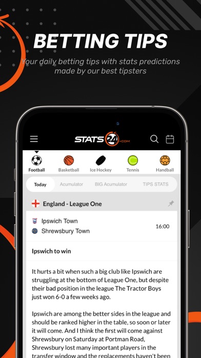 Stats24: Stats and predictions screenshot 1