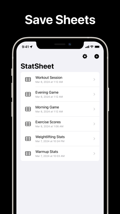 StatSheet - Track Game Stats screenshot 3