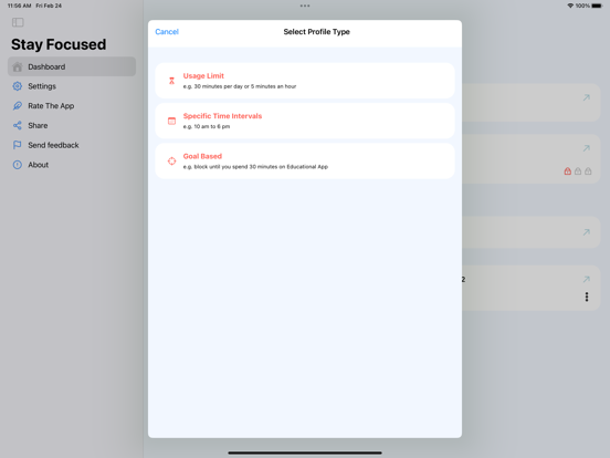 Stay Focused App/Site Blocker screenshot 2