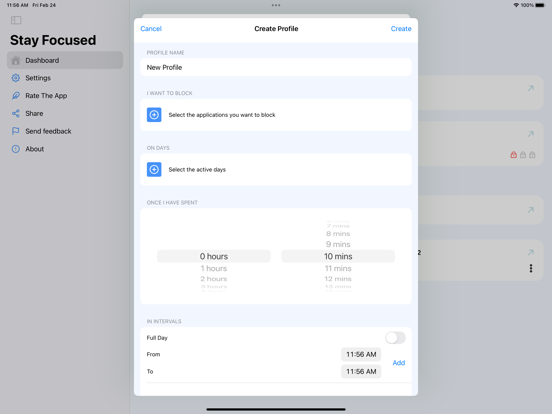 Stay Focused App/Site Blocker screenshot 1