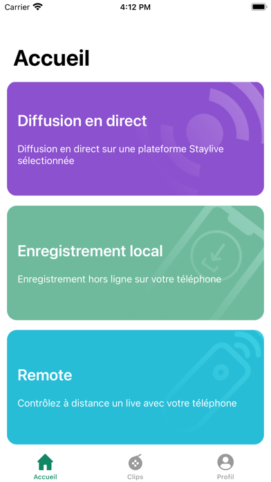 Staylive Broadcaster screenshot 2