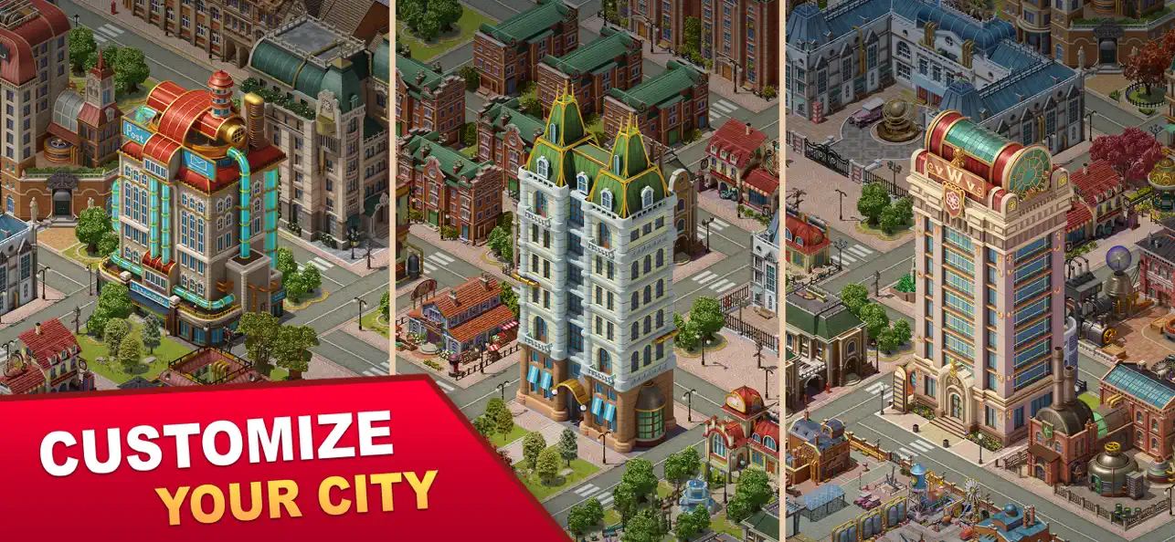 Steam City: Town building Sim screenshot 4