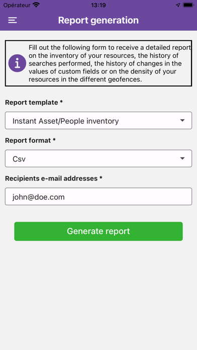 Stellar Asset Tracking screenshot 1