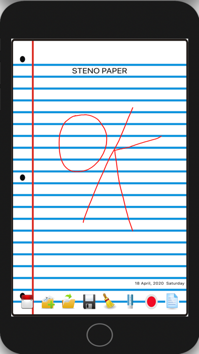Steno paper screenshot 1