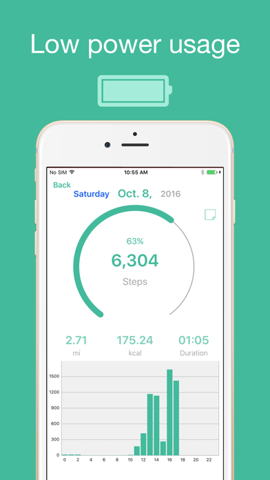 Step Counter Maipo - Pedometer screenshot 1