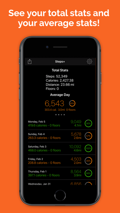 Steps+ screenshot 3