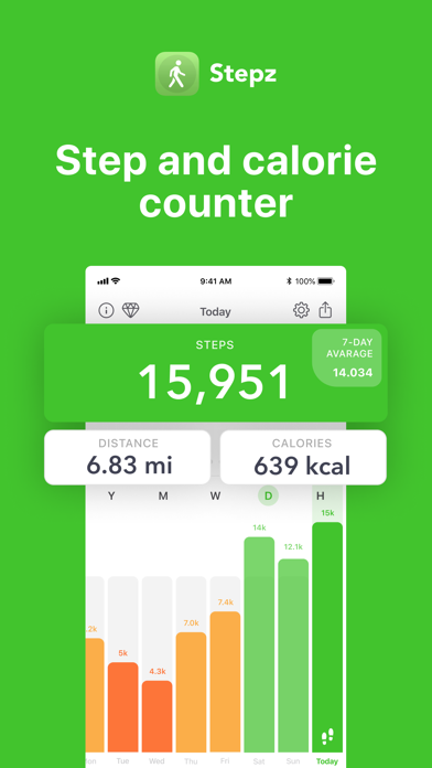 Stepz - Step Counter & Tracker screenshot 5