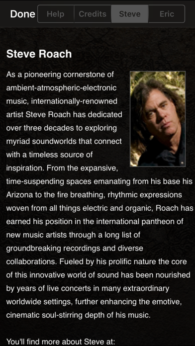 Steve Roach Immersion I screenshot 2