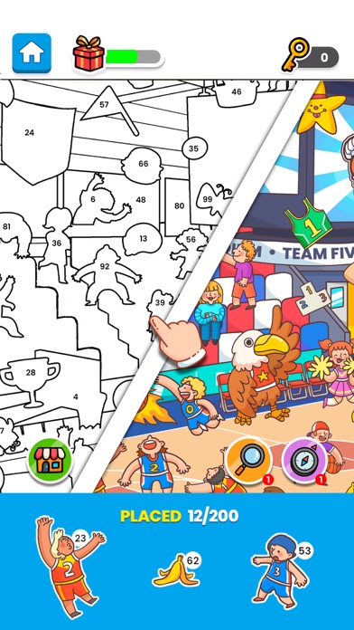 Sticker Book: Color By Number screenshot 1