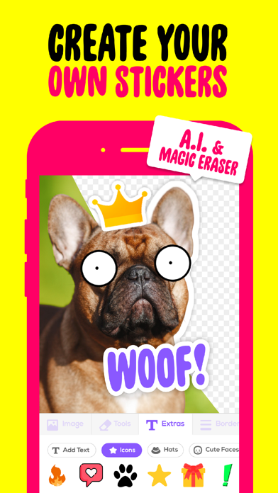 Sticker Maker + Stickers screenshot 1