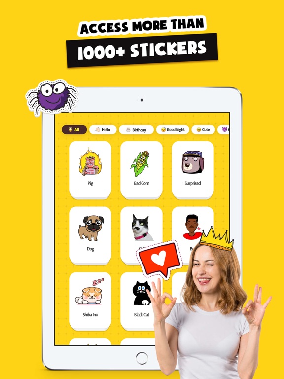 Stickers Funny of Meme & Emoji screenshot 10