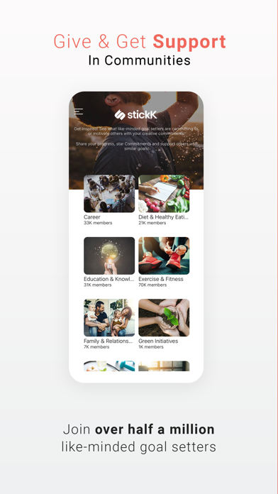 stickK: Goals & Accountability screenshot 2