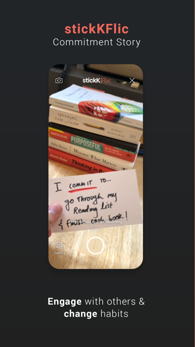 stickK: Goals & Accountability screenshot 1