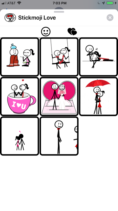 Stickmoji Cute Love Stickers screenshot 2